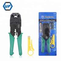 Multi Wire Cable Crimper PC Network Hand Tools LAN Cable Crimping Plier Clamp Tool 3 in 1 Stripper for 8P8C 6P2C-4C-6C 4P4C TL15