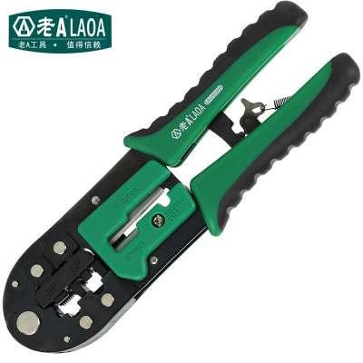 LAOA tools Modular plug crimping tool Crimping plier, cable cutter, cable stripper multi hand with comfortable handle